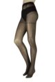 Womens 1 Pair Charnos All Over Sparkle Tights - Black/Gold