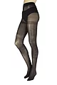 Women's 1 Pair Charnos Crystal Sparkle Tights - Black / Silver