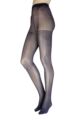 Women's 1 Pair Charnos Tuelle Chevron Tights - Navy