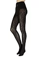 Women's 1 Pair Charnos Textured Tights - Black