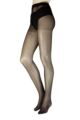 Ladies 1 Pair Charnos All Over Glitter Tights - Black