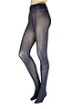 Women's 1 Pair Charnos Cotton Rib Tights - Navy