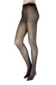 Women's 1 Pair Charnos Animal Mesh Tights - Grey