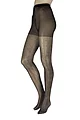 Women's 1 Pair Charnos Sparkle Polka Dot Tights - Black / Silver