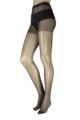 Women's 2 Pair Charnos 10 Denier 24/7 Gloss Tights - Black