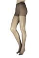 Women's 2 Pair Charnos 10 Denier 24/7 Gloss Tights - Barely Black