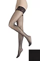 Women's 1 Pair Charnos 10 Denier Run Resist Hold Ups - Black