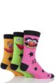 Mens 3 Pair SOCKSHOP Muppets Socks - Assorted