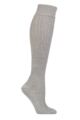 Ladies 1 Pair Charnos Slouchy Pelerine Boot Socks - Grey