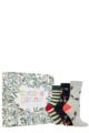 Ladies 7 Pair Caroline Gardner 7 Day Christmas Foliage Gift Cotton Boxed Socks - Multi