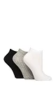 Women's 3 Pair Charnos Organic Cotton Active Trainer Socks - Black