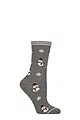 Women's 1 Pair Charnos Christmas Design Cotton Socks - Snowman
