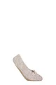 Women's 1 Pair Charnos Chenille Slippers with Bow - Oatmeal