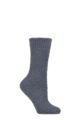 Ladies 1 Pair Charnos Home Cosy Socks - Slate