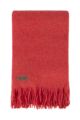 Unisex Great and British Knitwear 100% Lambswool Fringed Scarf. Made in Scotland - Inferno