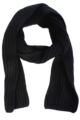 Ladies Corgi Handmade Chunky Cashmere Scarf - Black