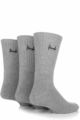 Mens 3 Pair Pringle 12-14 Big Foot Socks for Larger Feet - Cotton Sports Grey