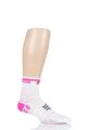 Compressport 1 Pair High Cut V3.0 Racing Running Socks - White / Pink