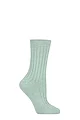 Women's 1 Pair Glenmuir Ribbed Cashmere Gift Boxed Socks - Aqua