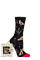 Women's 1 Pair Glenmuir Bamboo Hanging Gift Boxed Socks - Navy Woodland