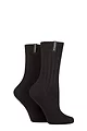 Women's 2 Pair Glenmuir Classic Boot Socks - Black