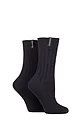 Women's 2 Pair Glenmuir Classic Boot Socks - Navy