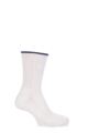 Mens and Ladies 1 Pair Glenmuir Cotton Cushioned Golf Socks - White