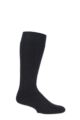 Mens and Ladies 1 Pair SOCKSHOP of London Mohair Knee High Socks With Cushioning - Black