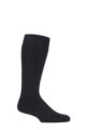 Mens and Women's 1 Pair SOCKSHOP of London Mohair Knee High Socks With Cushioning - Black