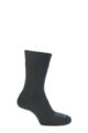 Mens and Ladies 1 Pair SOCKSHOP of London Mohair Boot Socks With Cushioning - Green