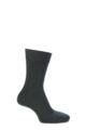 Mens and Ladies 1 Pair SOCKSHOP of London Mohair Plain Knit True Socks - Green