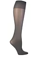 Women's 1 Pair Trasparenze Laura Microfibre Knee Highs - Dark Grey