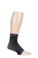 SOCKSHOP IOMI FootNurse 1 Pair Plantar Fasciitis Compression Sock Sleeves - Black