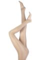 Ladies 1 Pair Silky Dance Shimmer Stirrup Tights - Light Toast