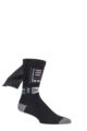 Mens 1 Pair SOCKSHOP Disney Star Wars Darth Vader Cape Socks - Black