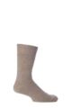 Mens and Ladies 1 Pair SOCKSHOP of London Mohair Boot Socks With Cushioning - Toffee