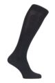 Mens 1 Pair Falke Ultra Energising Cotton Compression Socks - Black