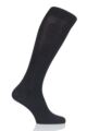 Mens 1 Pair Falke Ultra Energising Cotton Compression Socks - Black