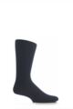 Mens 1 Pair Pantherella 85% Cashmere Rib Socks - Navy