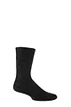Mens and Women's 1 Pair SOCKSHOP of London Mohair Boot Socks With Cushioning - Black