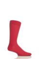 Mens 1 Pair Pantherella Merino Wool Rib Socks - Indies Red