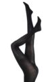 Ladies 1 Pair SOCKSHOP Plain Bamboo Tights with Smooth Toe Seams - Black