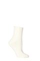 Women's 1 Pair Falke Angora Bed Socks - Cream