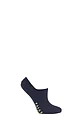 Mens and Women's 1 Pair Falke Cool Kick Sport Spirit Run Invisible Trainer Socks - Marine