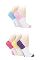 Women's 5 Pair Dare to Wear No Show Socks - Contrast