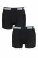 Mens 2 Pack SOCKSHOP Dare To Wear Bamboo Trunks - Black