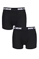 Mens 2 Pack SOCKSHOP Dare To Wear Bamboo Trunks - Black