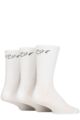 Mens 3 Pair Glenmuir Technical Sports Socks - White