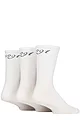 Mens 3 Pair Glenmuir Technical Sports Socks - White