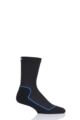 Boys and Girls 1 Pair UpHillSport  Kevo Jr Trekking 4 Layer M4 Socks - Black